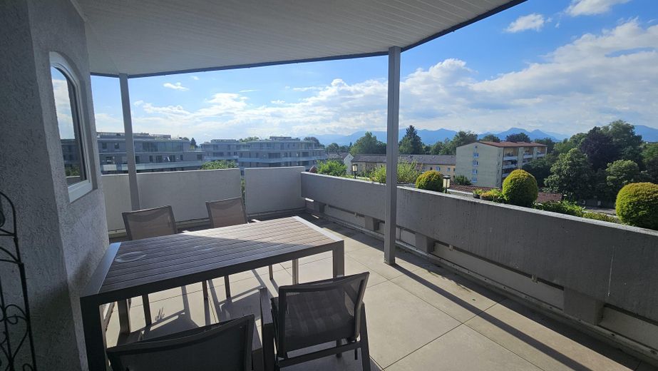 Exklusives Penthouse mit Alpenpanorama, XXL-Terrasse und Privataufzug – Dachterrasse
