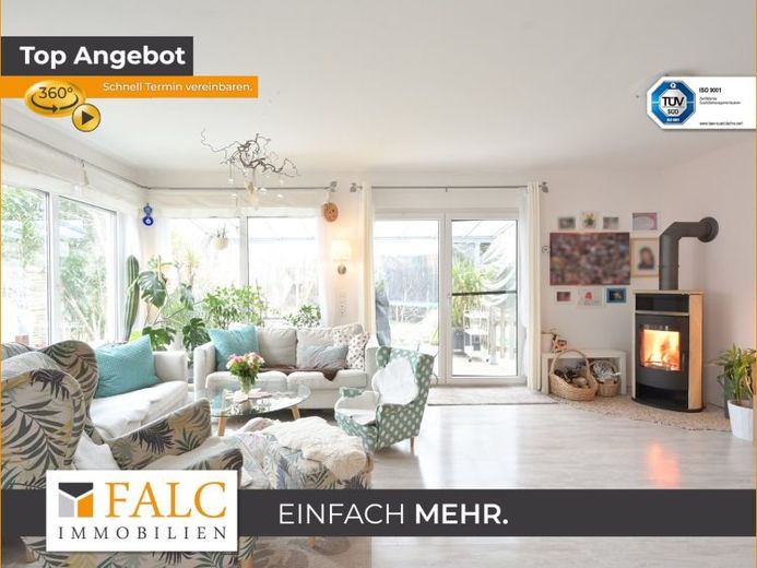 Familienzeit vor dem Kamin - im paradiesischen Einfamilienhaus mit Pool – Foto 1