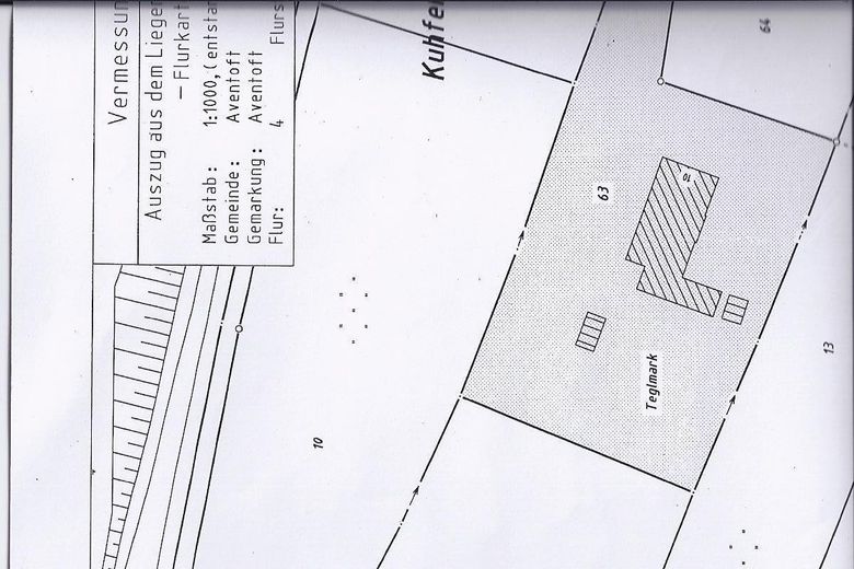 Einfamilienhaus an der dänischen Grenze – Lageplan