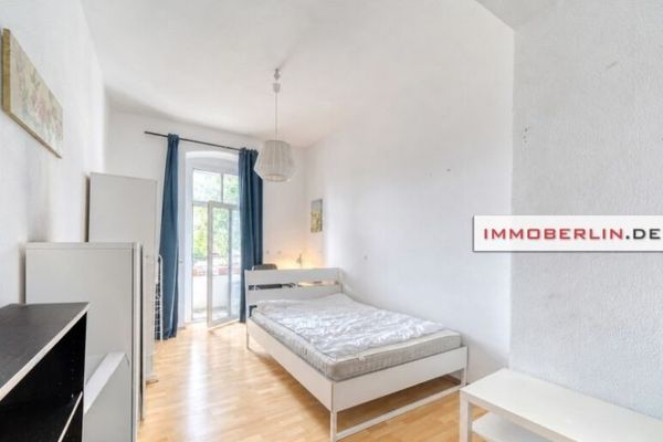 IMMOBERLIN.DE - Gewilde buurt! Aantrekkelijk oud appartement met balkon