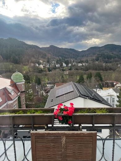 Aussicht vom Balkon