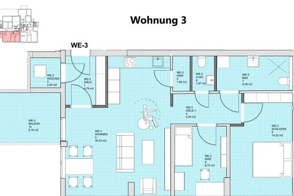 Sanierte Eigentumswohnungen mit moderner Heiztechnik KFW Darlehen +Tilgungszuschuss 24.000 EUR