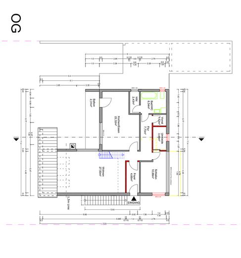 Obergeschoss Grundriss