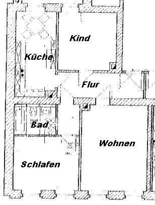 Großzügige 3-Zimmer mit Abstellraum, Laminat, Riesenküche, EBK und Wannenbad in uninaher Lage!! – rem31.2ogre_z
