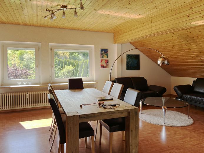 WohnEsszimmer Dachwohnung