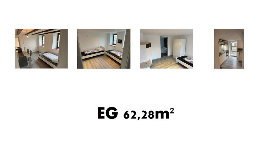 NUR FÜR MONTEUR / Wohnungen pro Person 300€, möbiliert zu Mieten – EG Einblick