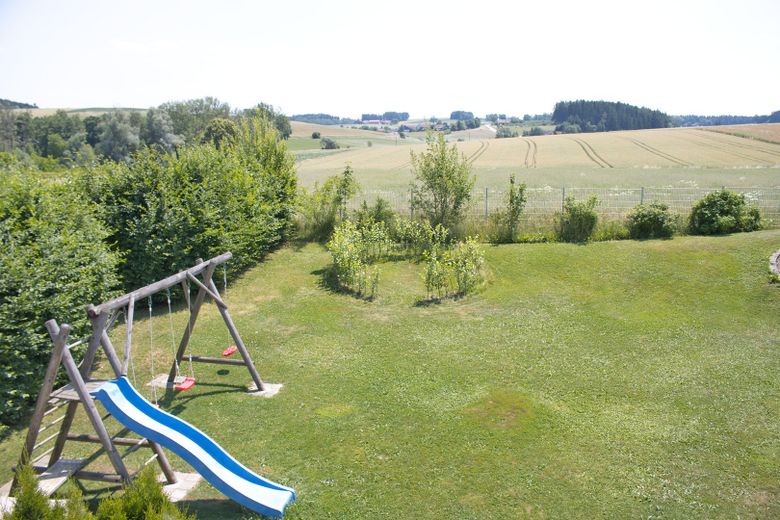 Gartenblick vom Badezimmer