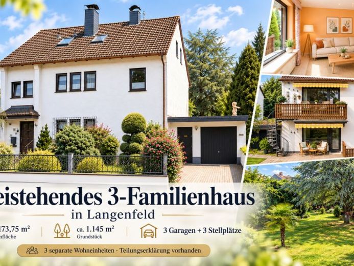 Müstakil 3 ailelik ev, 1.145 m² arsa üzerinde | 3 ayrı daire | 3 garaj – Fotoğraf 1