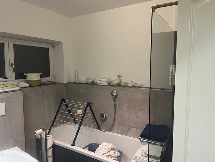 Maisonettewohnung in Amberg bei Buchloe – Vollbad 1.OG Dusche Wanne WC