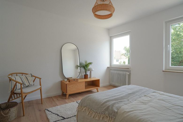 Sensation d’un logement neuf – appartement 3 pièces rénové avec goût – Schlafzimmer