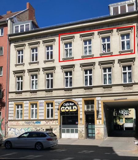 Provisionsfrei. Großzügige Altbauwohnung im Herzen Neuköllns. Bezugsfrei ab dem 1.8.26 – Fassade