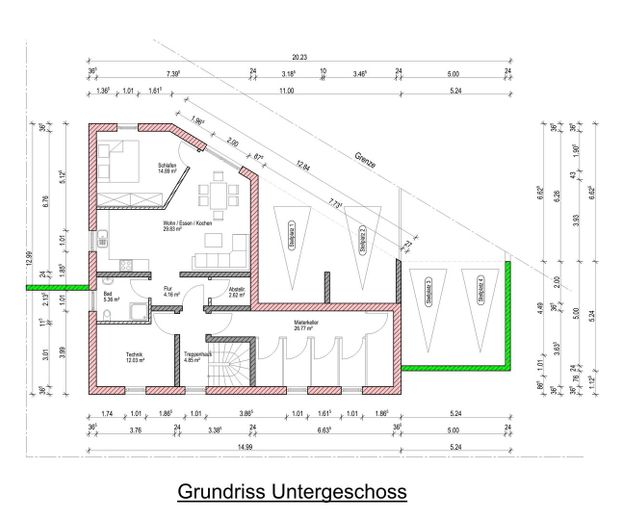 Grundriss Untergeschoss