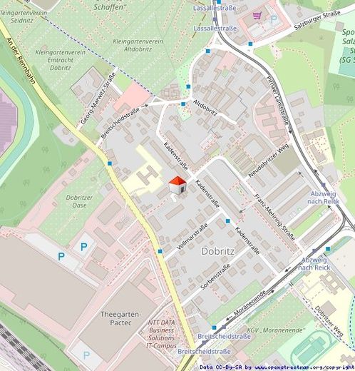 SCHICKE 3-RAUM WOHNUNG MIT BALKON UND TIEFGARAGENSTELLPLATZ – Lageplan