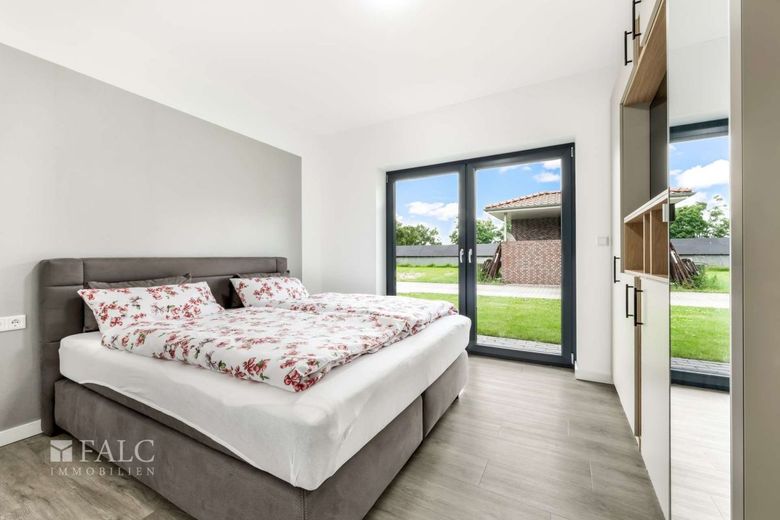Modernes Ferienhaus am Küstenkanal - Erstbezug in traumhafter Lage – Schlafzimmer