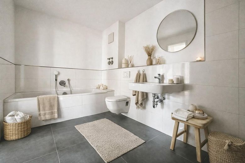 Badezimmer (KI-Staging)