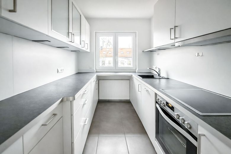 Ankommen und wohlfühlen - moderne 3-Zimmer-Wohnung mit großem Garten – Küche