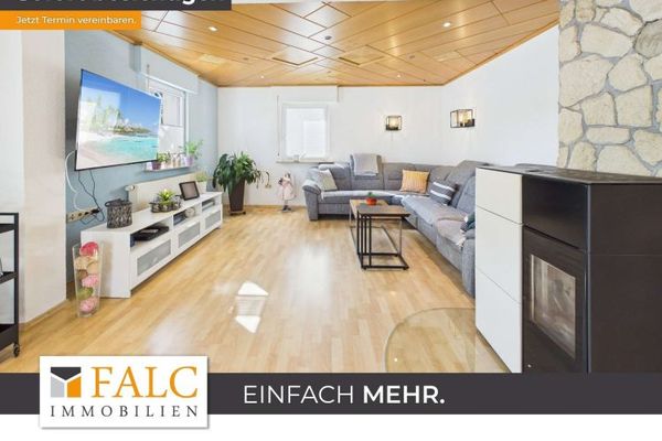 Erdgeschosswohnung mit Garten, Pool und Einliegerwohnung in einem gepflegten Zweifamilienhaus