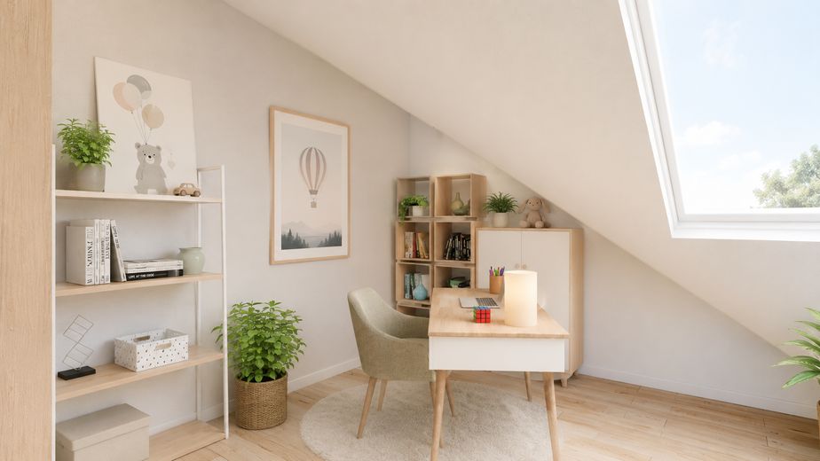 Architektur trifft Lebensqualität – Ihr exklusives Penthouse in Brunnthal/OT Faistenhaar – Kinderzimmer 2