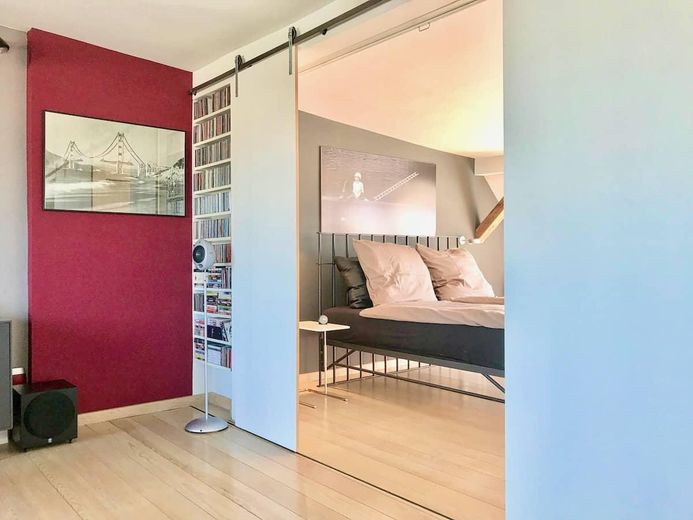 PROVISIONSFREI: Dachgeschoss-Maisonette im Bergmannkiez – Wohn-Schlafbereich 5. OG