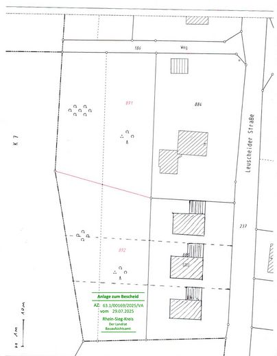 Baureifes Grundstück in Windeck-Rosbach: ab 480 m² provisionsfrei & unter Bodenrichtwert – Parzellierung für 3 EFH