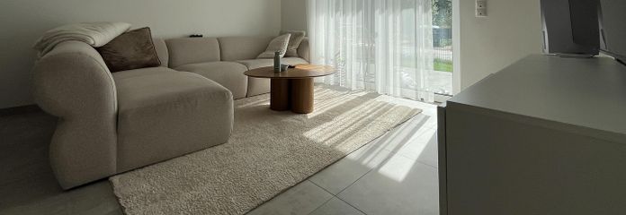 Moderne 3-kamerappartementen met balkon – Wohnbereich