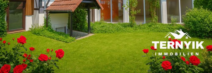 Mehrgenerationenhaus mit Wellness, Sauna, Gartenoase - Anbau Bj. 2002 und Scheune. Familienparadies – Der Garten braucht etwas Liebe - so könnte er mit etwas Pflege aussehen