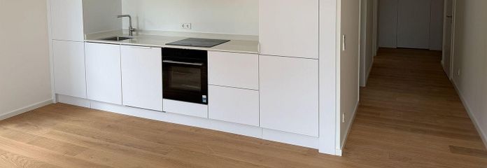 Küche + Wohnzimmer