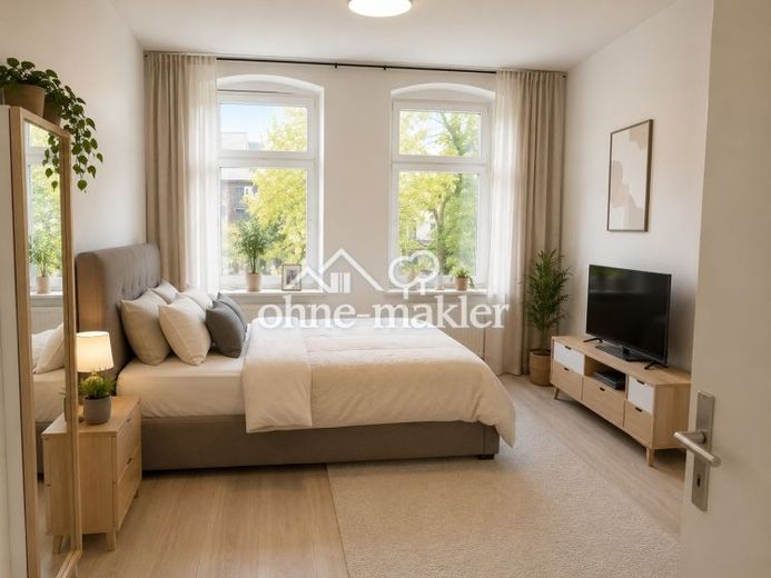 Großzügige 4-Zimmerwohnung mit großer Terrasse und Wohnküche in Zeitz — vollsaniert – Foto 1