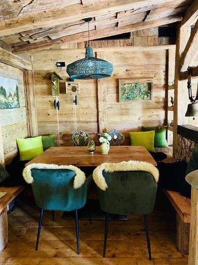 Restaurant hinterer Bereich