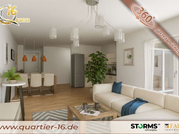Erdgeschosswohnung (WE-2) - 84 m² - 2 Zimmer – Foto 1