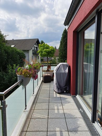 Balkon vor Essbereich