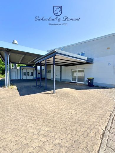 Industriehallen + Freiflächen mit Top-Anbindung für Logistik, etc. – Vordereingang
