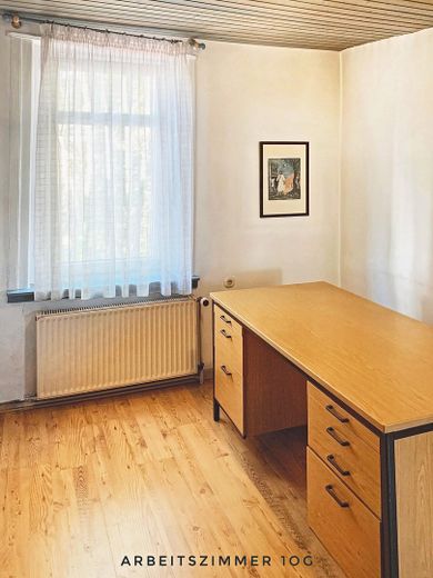 Maison à colombages avec cour intérieure, atelier et garage – vieille ville d’Uelzen, sans commission – Arbeitszimmer Wohnung 1OG