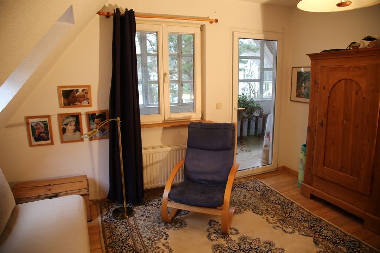 Obergeschoss Holzhaus Balkon