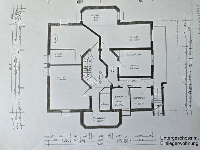 Grundriss UG mit ELW