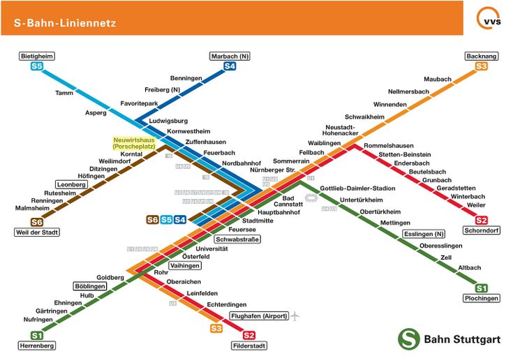 Von PRIVAT _  Komplettsanierung 2021, 2,5 ZW, DG, S-Zuffenhausen, nahe Stadtpark, S-Bahn + A81 – S-Bahn-Netz