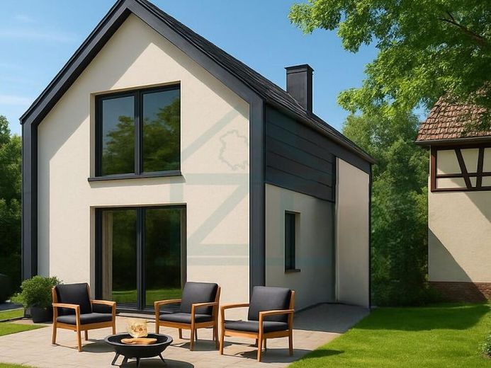 Modernes Modulhaus-Einfamilienhaus mit 273 m² Grundstück in Trockenborn-Wolfersdorf – Foto 1