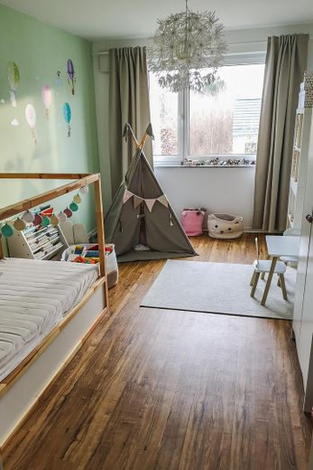 4-Zimmer- Penthouse-Wohnung mit riesiger Dachterrasse – Beispiel Kinderzimmer