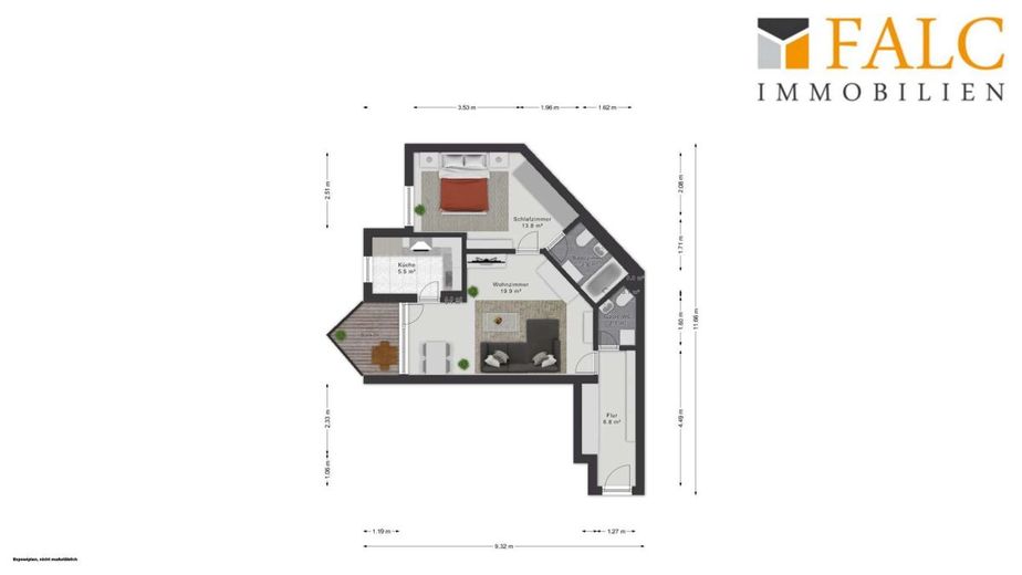 Charmante barrierearme Wohnung – 2 Obergeschoss