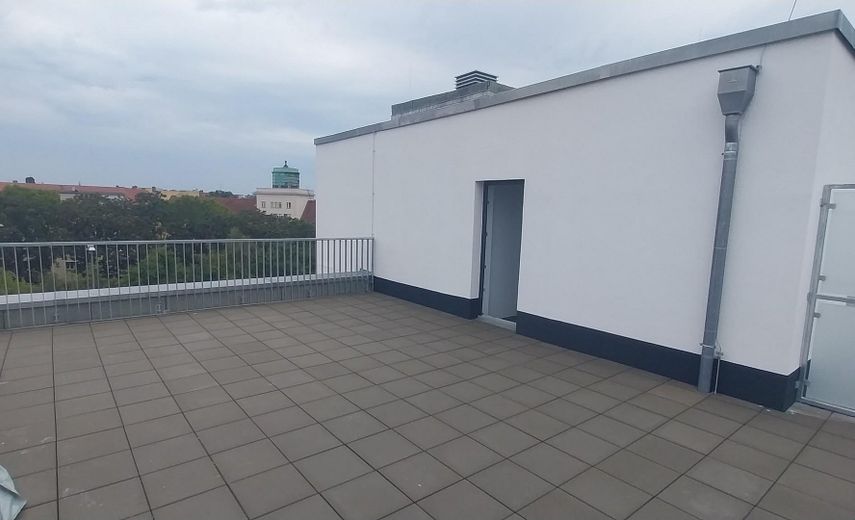 Helles, möbliertes Neubau-Apartment mit Top-Anbindung in Schöneberg – Gemeinsame Dachterrassse