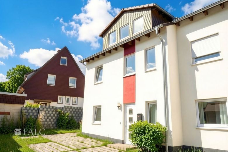 Hochwertige Bauqualität und zeitgemäße Ausstattung vereint – Außenansicht Vorne