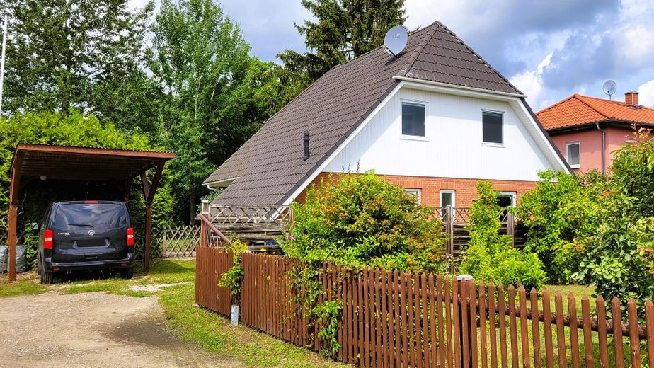 Blick von der Einfahrt