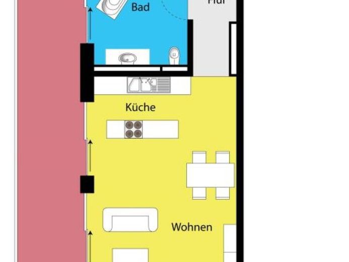 Appartement exclusif avec grande terrasse sur le toit dans un quartier calme ! – Photo 1