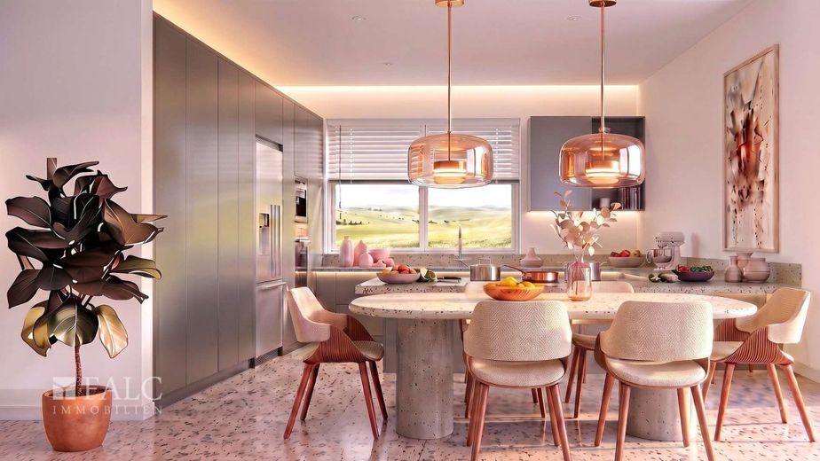 Mehr drin - von Anfang an: Penthouse mit WOW! – Bereich Essen_Küche_Beispiel