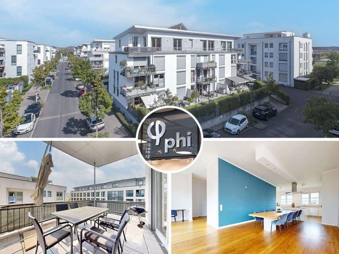 PHI KÖLN - Ekskluzywne mieszkanie typu penthouse z miejscami parkingowymi w garażu podziemnym oraz balkonem z widokiem na katedrę w Kolonii! – Zdjęcie 1
