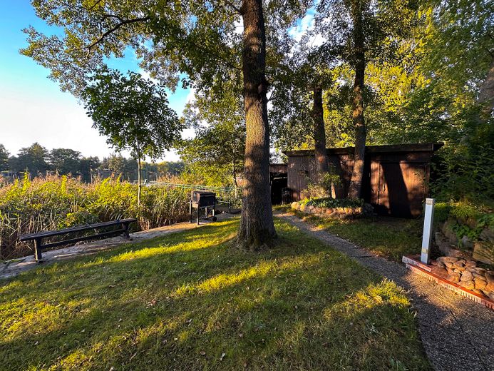 Haus am See - Große Terrasse - Bootssteeg – Bootshaus