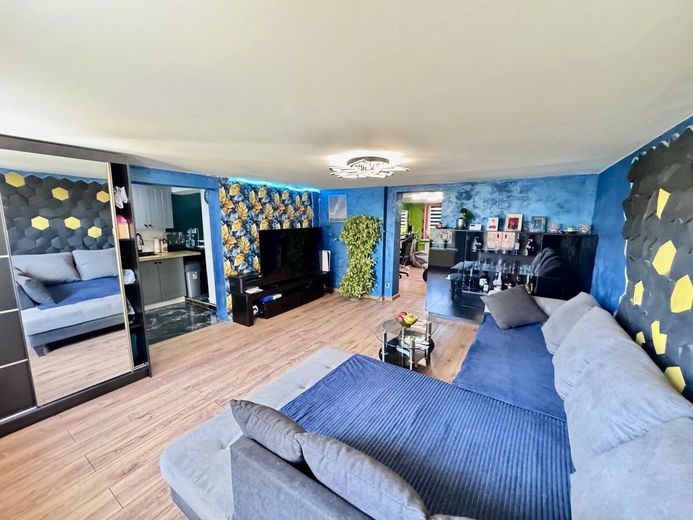 HORN IMMOBILIEN++ kleines gemütliches Zuhause bei Gartz an der Oder – Wohnzimmer