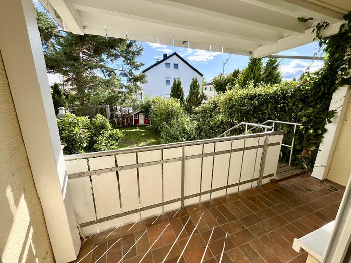 Balkon EG und Gartenzugang