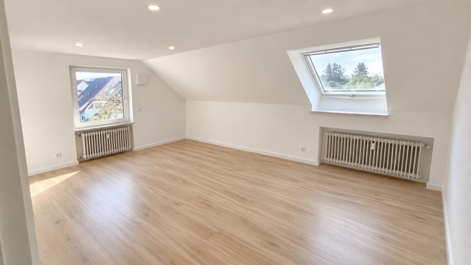 Świeżo wyremontowane 3-pokojowe mieszkanie Neusäß Westheim, powiat Augsburg, UKA – Wohnzimmer