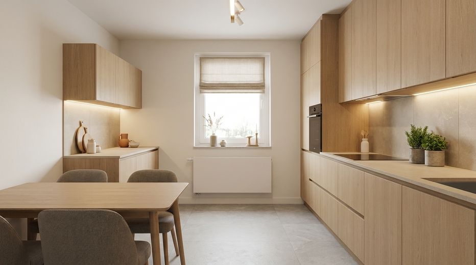 Over 5% rental yield: renovated property in a charming period building for investment or as a home – Visualisierung Küche